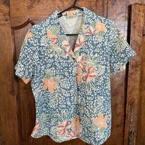 Tommy Bahama Floral Silk Camp Shirt